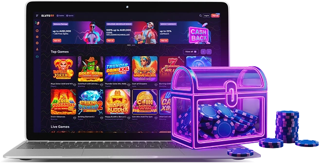 SlotsDJ Australia Desktop